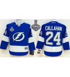 women nhl jerseys tampa bay lightning #24 callahan blue[2015 stanley cup]