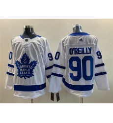 Men Toronto Maple Leafs 90 Ryan O 27Reilly White Stitched Jersey