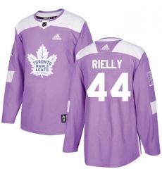 Mens Adidas Toronto Maple Leafs 44 Morgan Rielly Authentic Purple Fights Cancer Practice NHL Jersey 