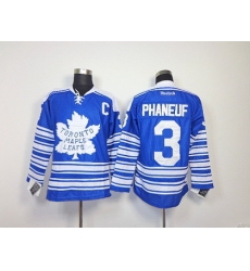 NHL Jerseys Toronto Maple Leafs #3 phaneuf blue[2014 winter classic patch C]