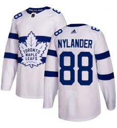 Youth Maple Leafs 88 William Nylander White Authentic 2018 Stadium Series Stitched Hockey Jersey