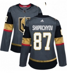 Womens Adidas Vegas Golden Knights 87 Vadim Shipachyov Authentic Gray Home NHL Jersey 