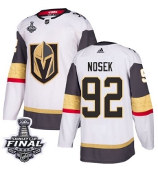 womens tomas nosek vegas golden knights jersey white adidas 92 nhl away 2018 stanley cup final authentic