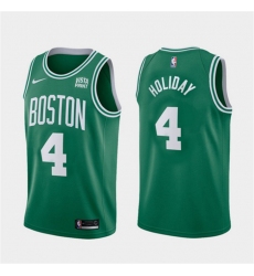 Men Boston Celtics 4 Jrue Holiday Green 2023 Icon Edition Stitched Basketball Jersey