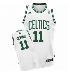 Mens Adidas Boston Celtics 11 Kyrie Irving Swingman White Home NBA Jersey 