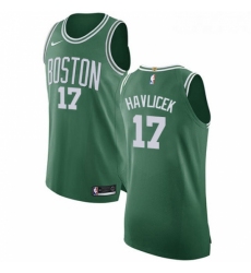 Youth Nike Boston Celtics 17 John Havlicek Authentic GreenWhite No Road NBA Jersey Icon Edition