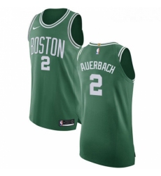 Youth Nike Boston Celtics 2 Red Auerbach Authentic GreenWhite No Road NBA Jersey Icon Edition