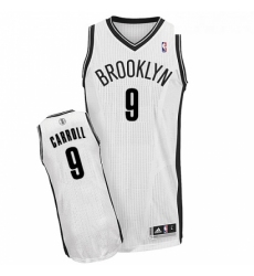 Womens Adidas Brooklyn Nets 9 DeMarre Carroll Authentic White Home NBA Jersey 