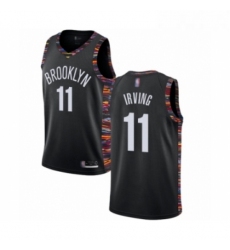 Womens Brooklyn Nets 11 Kyrie Irving Swingman Black Basketball Jersey 2018 19 City Edition 