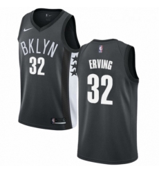 Youth Nike Brooklyn Nets 32 Julius Erving Swingman Gray NBA Jersey Statement Edition