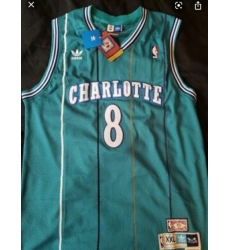 Charlotte 8 Kobe Bryant Teal Throwback Jersey