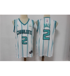 Men Charlotte Hornets 2 LaMelo Ball White 2021 Swingman Jersey