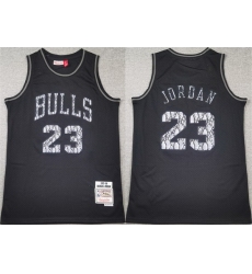 Men Chicago Bulls 23 Michael Jordan Black 1997 98 Stitched Basketball Jersey