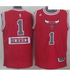 Bulls 1 Derrick Rose Red 2014 15 Christmas Day Stitched Youth NBA Jersey