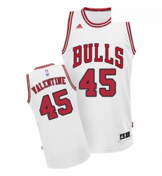 Youth Adidas Chicago Bulls 45 Denzel Valentine Swingman White Home NBA Jersey