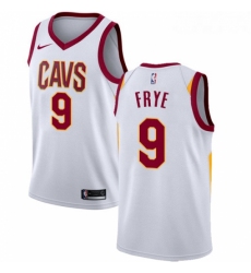 Womens Nike Cleveland Cavaliers 9 Channing Frye Swingman White NBA Jersey Association Edition