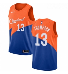 Youth Nike Cleveland Cavaliers 13 Tristan Thompson Swingman Blue NBA Jersey City Edition