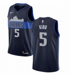 Womens Nike Dallas Mavericks 5 Jason Kidd Swingman Navy Blue NBA Jersey Statement Edition