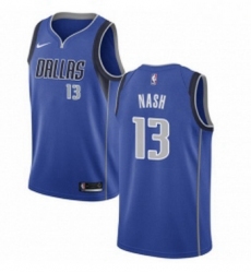 Youth Nike Dallas Mavericks 13 Steve Nash Swingman Royal Blue Road NBA Jersey Icon Edition