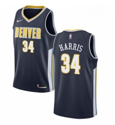 Womens Nike Denver Nuggets 34 Devin Harris Swingman Navy Blue Road NBA Jersey Icon Edition 