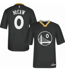 Mens Adidas Golden State Warriors 0 Patrick McCaw Authentic Black Alternate NBA Jersey 