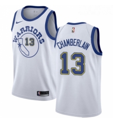 Womens Nike Golden State Warriors 13 Wilt Chamberlain Swingman White Hardwood Classics NBA Jersey