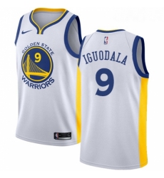 Womens Nike Golden State Warriors 9 Andre Iguodala Swingman White Home NBA Jersey Association Edition