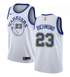 Youth Nike Golden State Warriors 23 Mitch Richmond Swingman White Hardwood Classics NBA Jersey