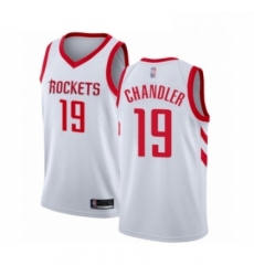 Womens Houston Rockets 19 Tyson Chandler Swingman White Basketball Jersey Association Edition 