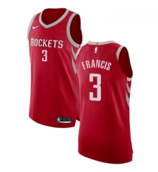 Youth Nike Houston Rockets 3 Steve Francis Authentic Red Road NBA Jersey Icon Edition