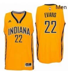 Indiana Pacers 22 Jeremy Evans 2016 Alternate Gold New Swingman Jers