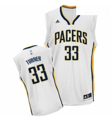 Youth Adidas Indiana Pacers 33 Myles Turner Swingman White Home NBA Jersey