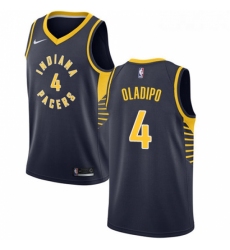 Youth Nike Indiana Pacers 4 Victor Oladipo Authentic Navy Blue Road NBA Jersey Icon Edition 