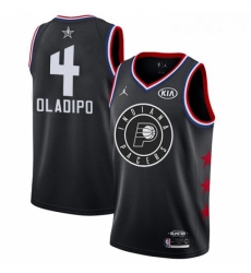 Youth Nike Indiana Pacers 4 Victor Oladipo Black NBA Jordan Swingman 2019 All Star Game Jersey 