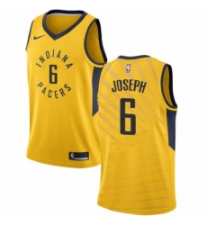 Youth Nike Indiana Pacers 6 Cory Joseph Swingman Gold NBA Jersey Statement Edition 