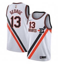 Clippers  13 Paul George White Basketball Swingman Hardwood Classics Jersey