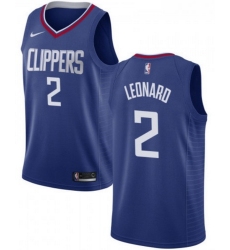 Clippers 2 Kawhi Leonard Blue Nike Swingman Jersey