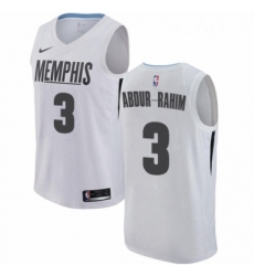 Youth Nike Memphis Grizzlies 3 Shareef Abdur Rahim Swingman White NBA Jersey City Edition