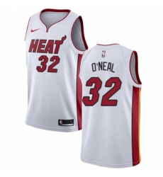 Youth Nike Miami Heat 32 Shaquille ONeal Authentic NBA Jersey Association Edition