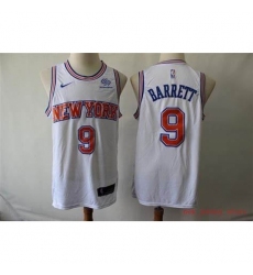 Youth Nike RJ Barrett White New York Knicks 2020 21 Swingman Player Jersey