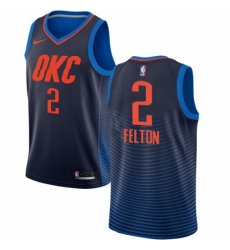 Youth Nike Oklahoma City Thunder 2 Raymond Felton Authentic Navy Blue NBA Jersey Statement Edition 