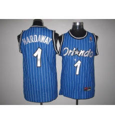 Men Orlando Magic 1 Penny Hardaway Blue Throwback NBA Stitched Jersey