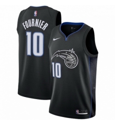 Mens Nike Orlando Magic 10 Evan Fournier Swingman Black NBA Jersey City Edition