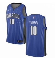 Mens Nike Orlando Magic 10 Evan Fournier Swingman Royal Blue Road NBA Jersey Icon Edition