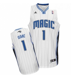 Womens Adidas Orlando Magic 1 Jonathan Isaac Swingman White Home NBA Jersey