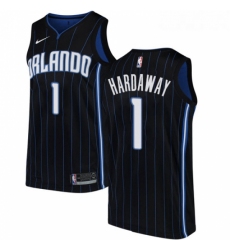 Womens Nike Orlando Magic 1 Penny Hardaway Authentic Black Alternate NBA Jersey Statement Edition