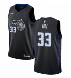 Womens Nike Orlando Magic 33 Grant Hill Swingman Black NBA Jersey City Edition