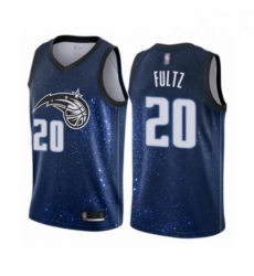 Womens Orlando Magic 20 Markelle Fultz Swingman Blue Basketball Jersey City Edition 