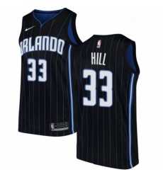 Youth Nike Orlando Magic 33 Grant Hill Swingman Black Alternate NBA Jersey Statement Edition