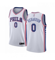 Youth Philadelphia 76ers 0 Josh Richardson Swingman White Basketball Jersey Association Edition 